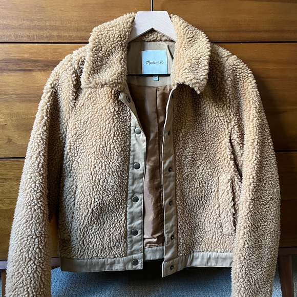 Madewell Jackets & Blazers - Women's Madewell Sherpa Portland Jacket Bomber XS